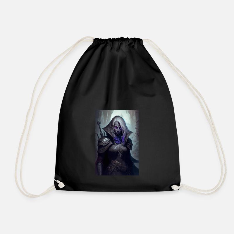 Drow-Waldläufer - Turnbeutel - Schwarz
