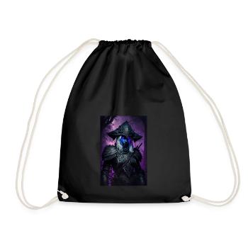 Inspired Drow - Drawstring Bag - black - Front