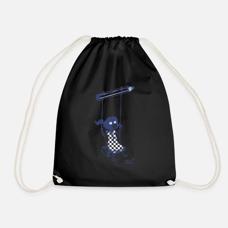 crayon & liberté - Sac de sport léger - noir