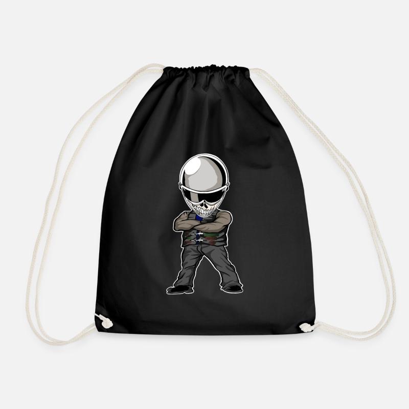 Evil Streetfighter - Drawstring Bag - black