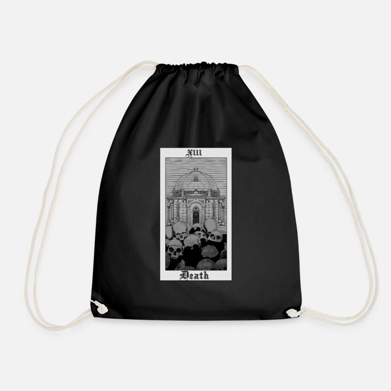 DEATH Tarod XIII - Drawstring Bag - black