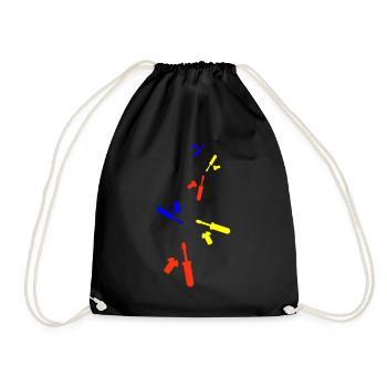 Screwdriver icon - Drawstring Bag - black - Front