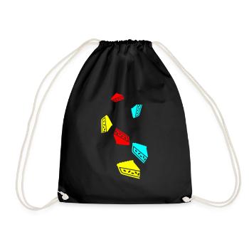 Apple pie - Drawstring Bag - black - Front
