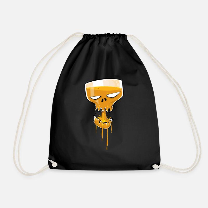 Viking Night - Drawstring Bag - black