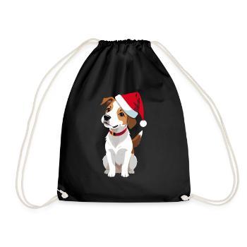 Chanceux dans l’ambiance de Noël - Sac de sport léger - noir - Devant