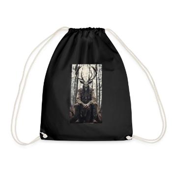 La forêt est vivante - Sac de sport léger - noir - Devant