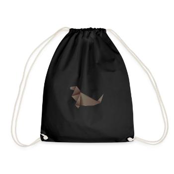 Cadeau de bricolage créatif - Sac de sport léger - noir - Devant