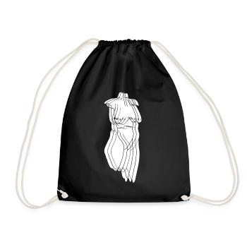Femme - Sac de sport léger - noir - Devant