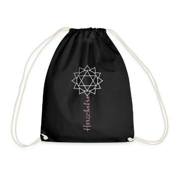 Chakra, Fleur, Chakra Du Coeur, Symbole - Sac de sport léger - noir - Devant