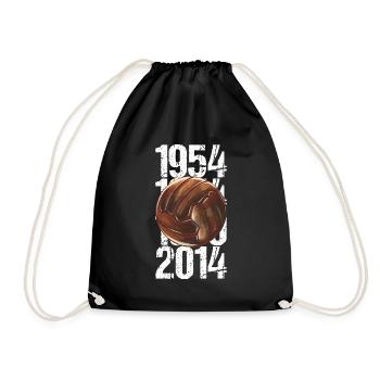 Football Germany Tradition Fan Gift - Drawstring Bag - black - Front