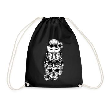 Russian Dolls - Drawstring Bag - black - Front