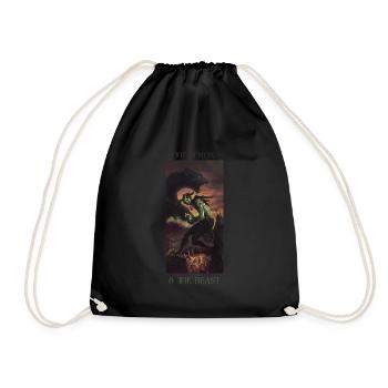 The Demon and the Beast - Drawstring Bag - black - Front