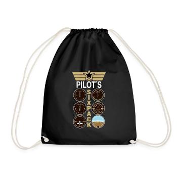 Pilote pilote SixPack - Sac de sport léger - noir - Devant