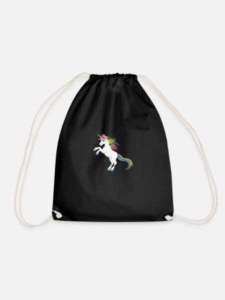 Unicorn Unicorn Unicorn - Turnbeutel - Schwarz