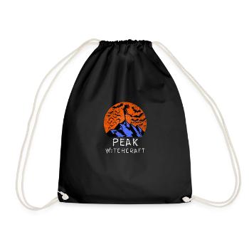 Peak Witchcraft, Mountain Witch - Drawstring Bag - black - Front