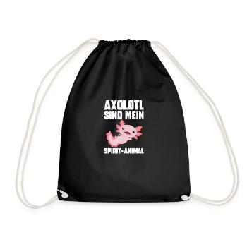 Axolotl - Sac de sport léger - noir - Devant