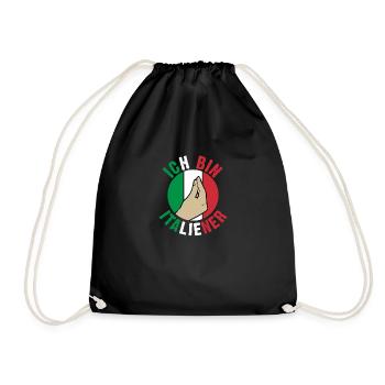 Italie Vaffanculo italien - Sac de sport léger - noir - Devant