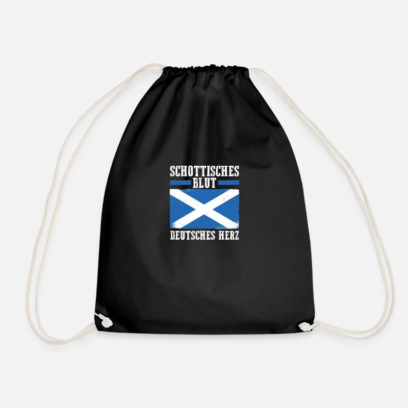 Ecossais Ecossais Ecosse Allemande - Sac de sport léger - noir