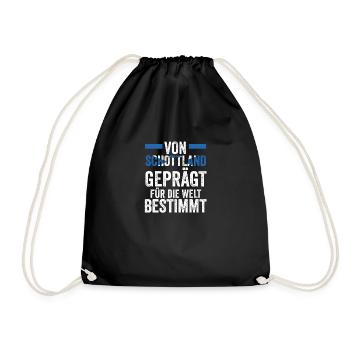 Scots Scottish Scotland - Drawstring Bag - black - Front