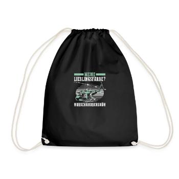 Pilot Helicopter Helicopter - Drawstring Bag - black - Front