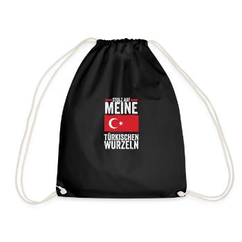 Turcs Turquie Turquie - Sac de sport léger - noir - Devant
