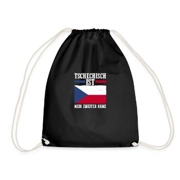 Czechs Czech Czech Republic - Drawstring Bag - black - Front