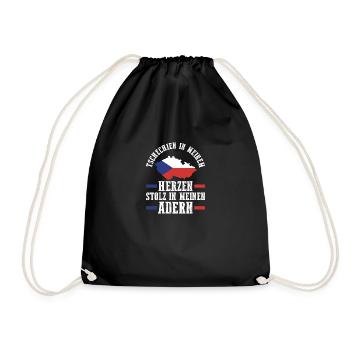 Czechs Czech Czech Republic - Drawstring Bag - black - Front