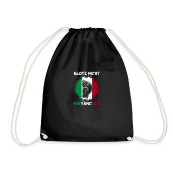 Italien Italiener Vaffanculo - Turnbeutel - Schwarz - Vorne