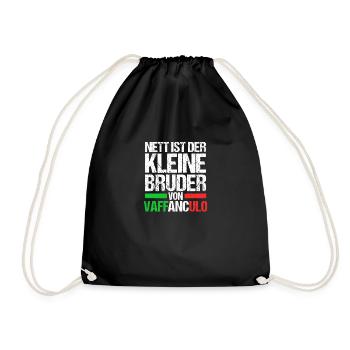 Italie Italien Vaffanculo - Sac de sport léger - noir - Devant