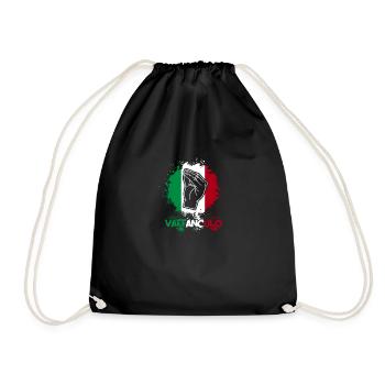 Italien Italiener Vaffanculo - Turnbeutel - Schwarz - Vorne