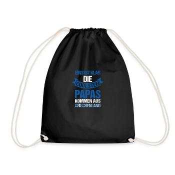 Grec Papa Père Fête des Pères Grèce - Sac de sport léger - noir - Devant