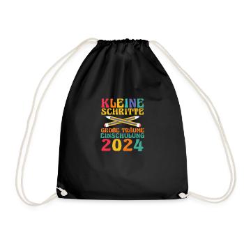 Inscription des écoliers de 1ère année pour la rentrée scolaire - Sac de sport léger - noir - Devant