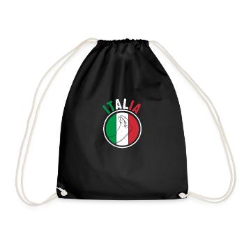 Italie Italien Italien Italie - Sac de sport léger - noir - Devant