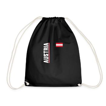 Austrians Austria - Drawstring Bag - black - Front