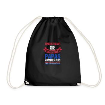 Hollande Papa Père Fête des Pères Néerlandais Néerlandais - Sac de sport léger - noir - Devant