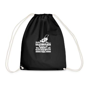 jardinier tondeuse à gazon agriculteur jardin - Sac de sport léger - noir - Devant