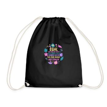 Filles Fille - Sac de sport léger - noir - Devant