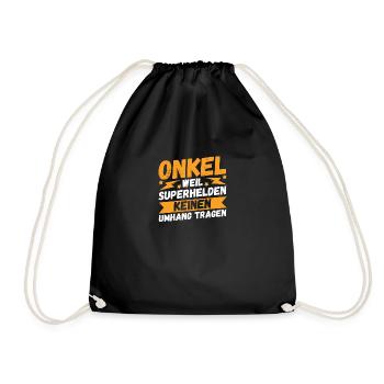 Oncle - Sac de sport léger - noir - Devant