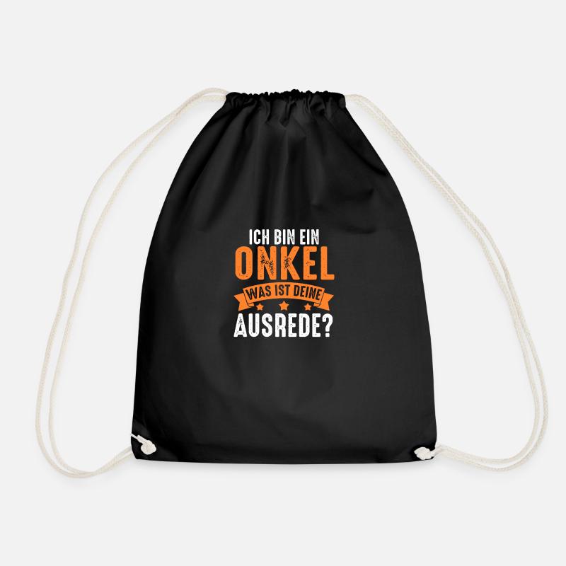 Onkel - Turnbeutel - Schwarz
