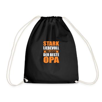 Grandfather Great-grandpa Great-grandfather Grandpa - Drawstring Bag - black - Front