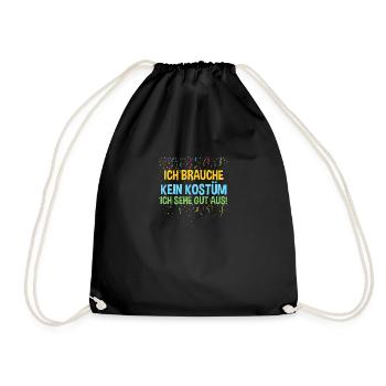 Carnival Costume Carnival - Drawstring Bag - black - Front