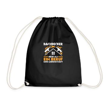 Maître Couvreur Couvreur - Sac de sport léger - noir - Devant