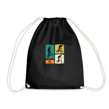 Vélo VTT - Sac de sport léger - noir - Devant