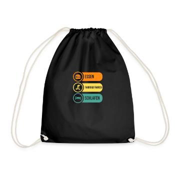 Vélo VTT - Sac de sport léger - noir - Devant