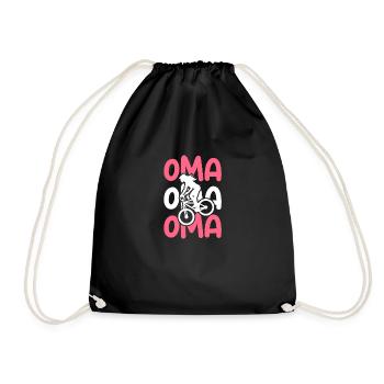 Vélo Mamie VTT - Sac de sport léger - noir - Devant