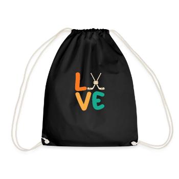 Hockey Players Hockey - Drawstring Bag - black - Front