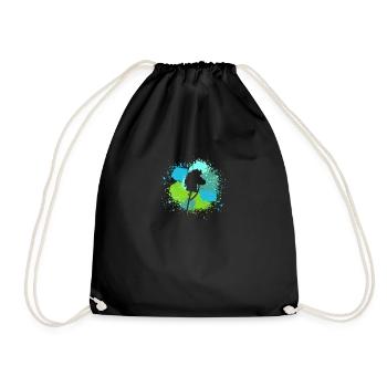 Hobby Horse Hobby Horsing - Drawstring Bag - black - Front
