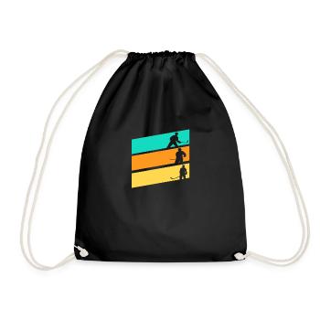 Hockey Players Hockey - Drawstring Bag - black - Front