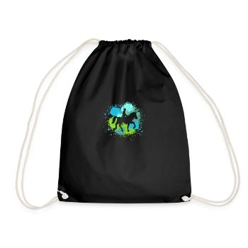 Cheval - Sac de sport léger - noir - Devant