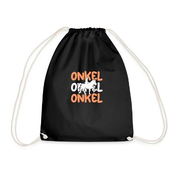 Monter à cheval oncle - Sac de sport léger - noir - Devant